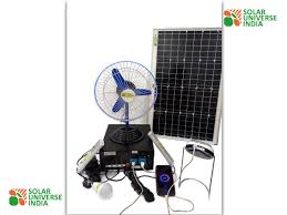 Solar Table Fan